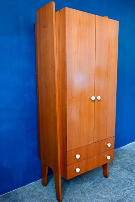 Italian Modernist Design Wardrobe in Wood with Compass Feet-AIU-2016204