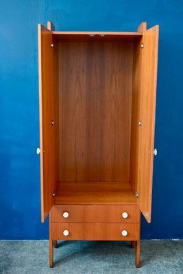 Italian Modernist Design Wardrobe in Wood with Compass Feet-AIU-2016204