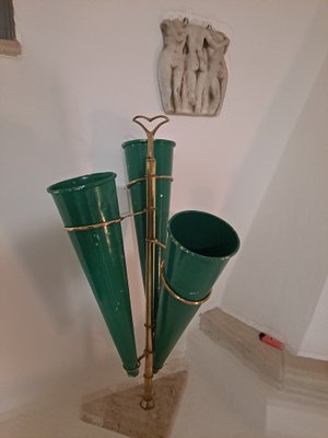 Italian Modernist Umbrella Stand in the style of Fontana Arte-HIT-1196542