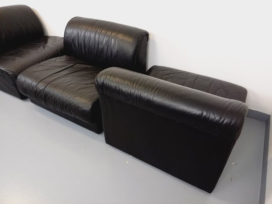 Italian Modular Sofa or Lounge Chairs from Delta, 1970s, Set of 3-AHO-1763485