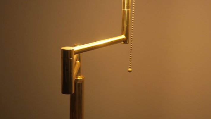 Italian Multi-Adjustable Brass Table Lamp from Relux Milano, 1970s-ED-1802827