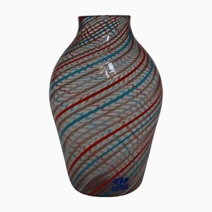 Italian Multicolored Canne Vase from Fratelli Toso, 1965-KJP-1149089