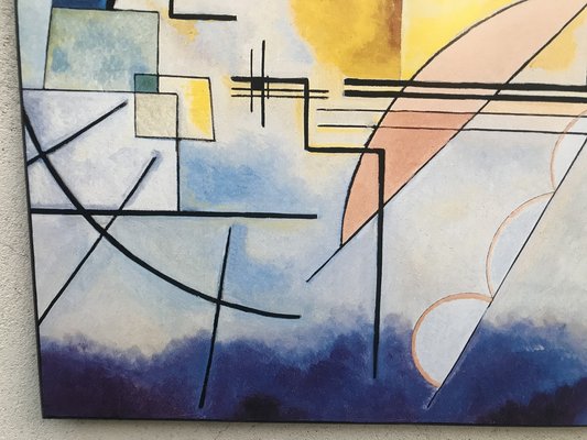 Italian Multicolored Kandinsky Artopweb Panel on MDF Board-WQQ-1352659