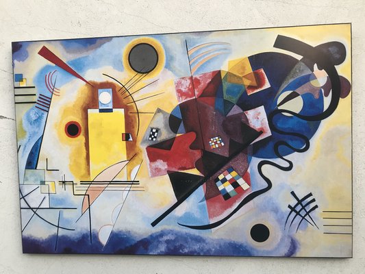 Italian Multicolored Kandinsky Artopweb Panel on MDF Board-WQQ-1352659