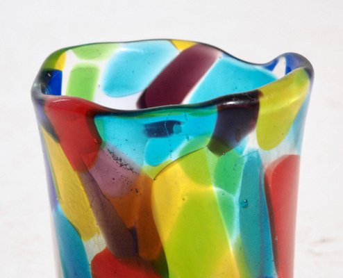 Italian Multicolored Vase, 1920s / 30s-SA-1210669