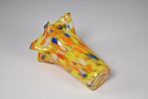 Italian Multicolour Murano Glass Vase, 1970s-GXL-1732344