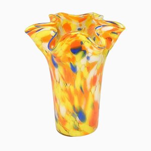 Italian Multicolour Murano Glass Vase, 1970s-GXL-1732344