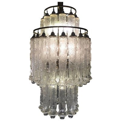 Italian Murano Chandelier in Venini Style, 1960s-MBH-1032206