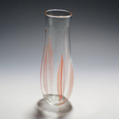 Italian Murano Feathers Vase by Archimede Seguso, 1956-KJP-1149512