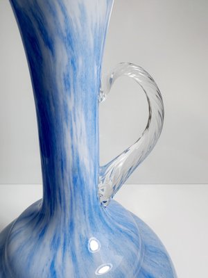 Italian Murano Flower Vase with Handle, 1970s-VTK-2020037