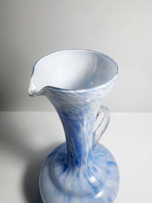 Italian Murano Flower Vase with Handle, 1970s-VTK-2020037