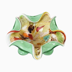 Italian Murano Glass All Fruits Bowl with Golden Flakes by Dino Martens, 1960s-JDR-1126125