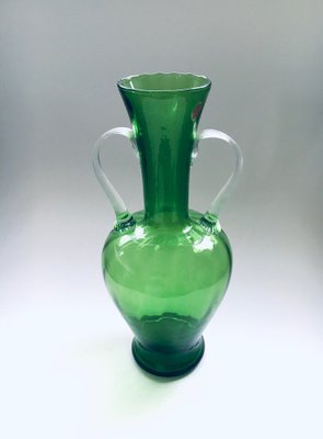 Italian Murano Glass Amphora Vase, 1950s-RQV-1094415