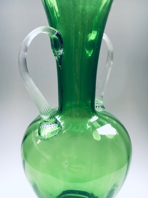 Italian Murano Glass Amphora Vase, 1950s-RQV-1094415