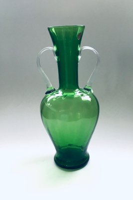 Italian Murano Glass Amphora Vase, 1950s-RQV-1094415