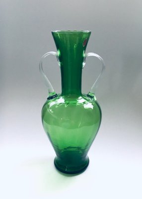 Italian Murano Glass Amphora Vase, 1950s-RQV-1094415