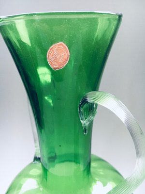 Italian Murano Glass Amphora Vase, 1950s-RQV-1094415