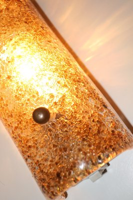 Italian Murano Glass and Brass Gold Fleck Ceiling or Wall Light, 1950s-ED-1754668