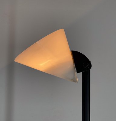 Italian Murano Glass and Metal Floor Lamp, 1970s-TZ-1736492