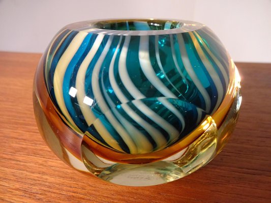 Italian Murano Glass Ashtray, 1960s-RDW-630580