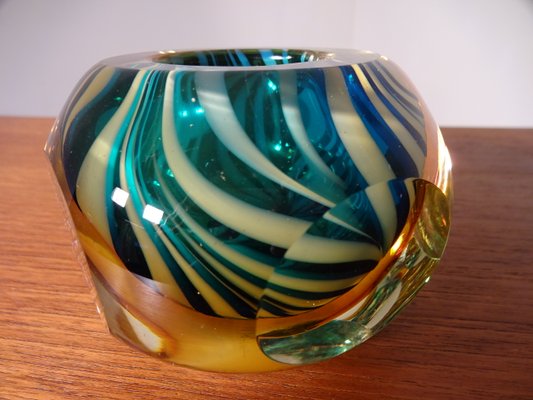 Italian Murano Glass Ashtray, 1960s-RDW-630580