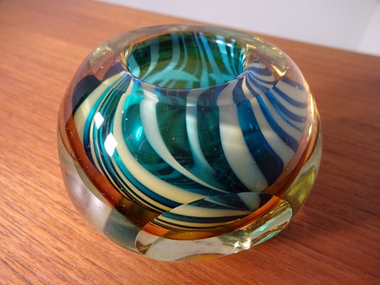 Italian Murano Glass Ashtray, 1960s-RDW-630580