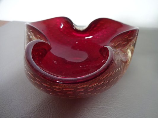 Italian Murano Glass Ashtray by Barovier & Toso, 1960s-RDW-632382