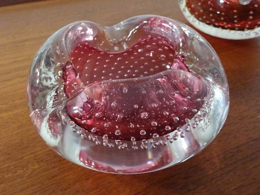 Italian Murano Glass Ashtrays, 1960s, Set of 2-RDW-619977