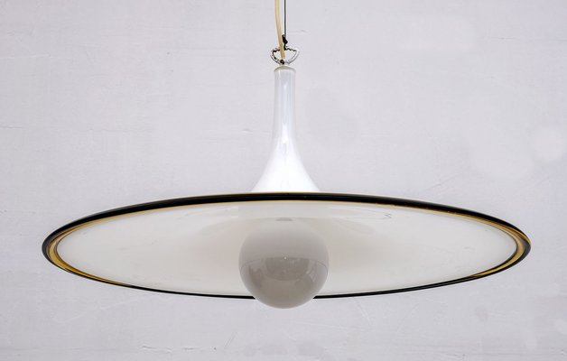 Italian Murano Glass Ceiling Lamp, 1970s-FER-888273