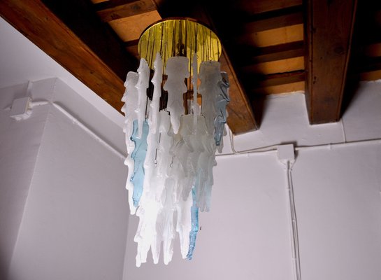 Italian Murano Glass Ceiling Lamp by Albano Poli for Poliarte, 1970s-EJE-892777