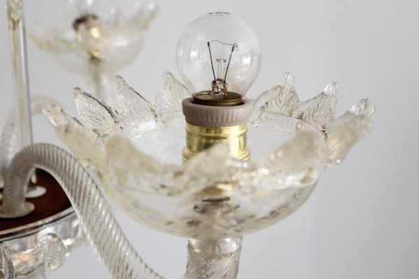 Italian Murano Glass Chandelier, 1950s-VNE-966155