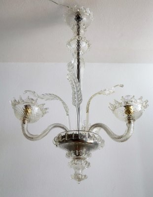 Italian Murano Glass Chandelier, 1950s-VNE-966155