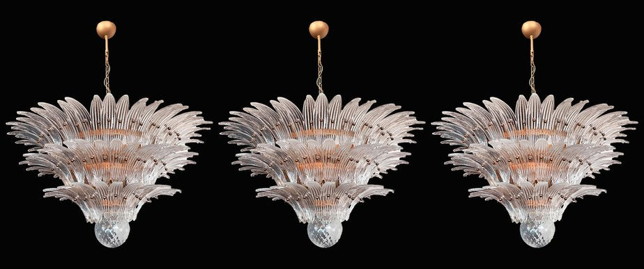 Italian Murano Glass Chandelier-OVO-1291650