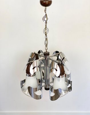 Italian Murano Glass Chandelier from Mazzega, 1970s-LYQ-1171671