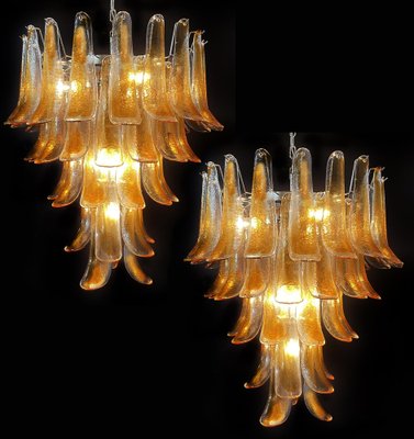 Italian Murano Glass Chandeliers, Set of 2-OVO-1817279