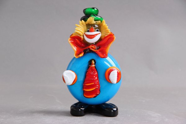 Italian Murano Glass Clown Figurine, 1970s-DQ-1440796