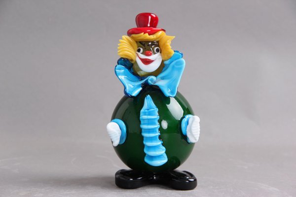 Italian Murano Glass Clown Figurine, 1970s-DQ-1440799