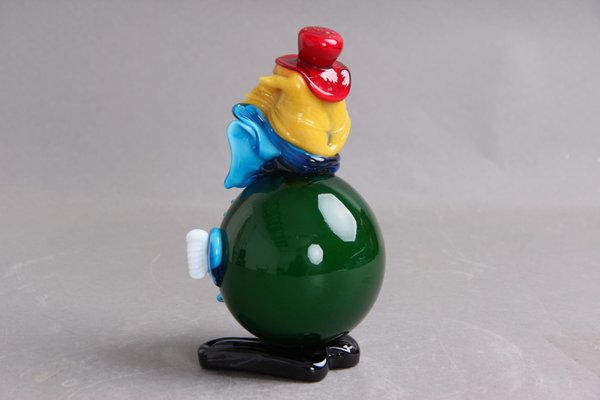 Italian Murano Glass Clown Figurine, 1970s-DQ-1440799