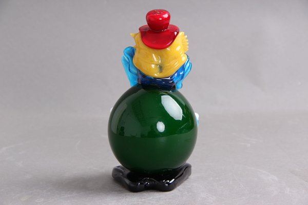 Italian Murano Glass Clown Figurine, 1970s-DQ-1440799