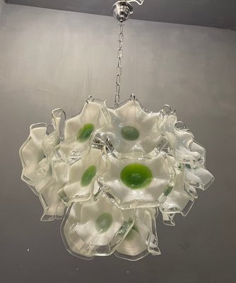 Italian Murano Glass Disc Chandelier, 1970s-JJC-1145258