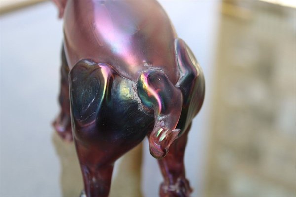 Italian Murano Glass Elephant, 1930s-EH-823741