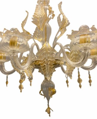 Italian Murano Glass Gold Chandelier by La Murrina-JJC-998196