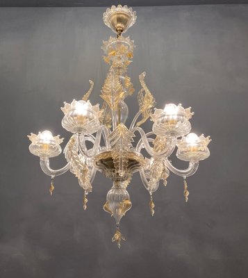 Italian Murano Glass Gold Chandelier by La Murrina-JJC-998196