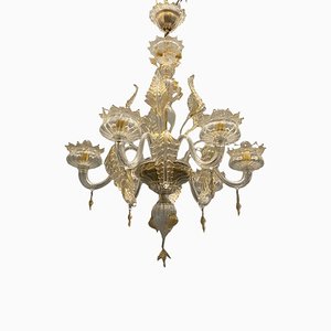 Italian Murano Glass Gold Chandelier by La Murrina-JJC-998196