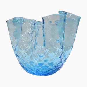 Italian Murano Glass Handkerchief Vase, 1950s-DCO-1173605