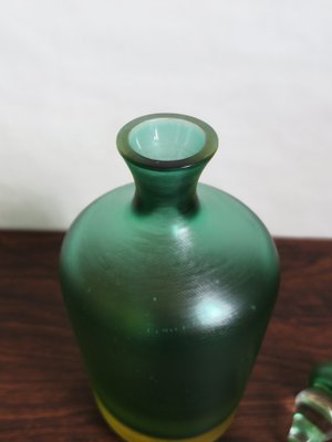 Italian Murano Glass Incisi Bottle from Venini, 2004-CC-868637