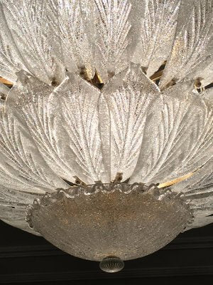 Italian Murano Glass Leave Flush Mount Chandelier-MBH-1031724