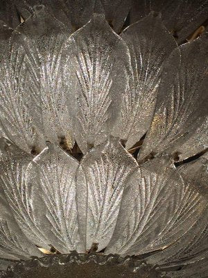 Italian Murano Glass Leave Flush Mount Chandelier-MBH-1031717