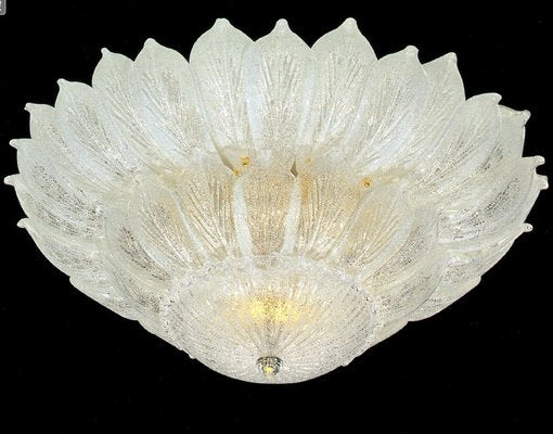 Italian Murano Glass Leave Flush Mount Chandelier-MBH-1031724