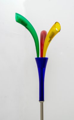 Italian Murano Glass Model Fireworks Floor Lamp from Barovier & Toso, 1990s-FER-730406